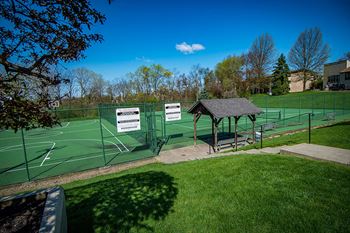 Carriage park basketball court